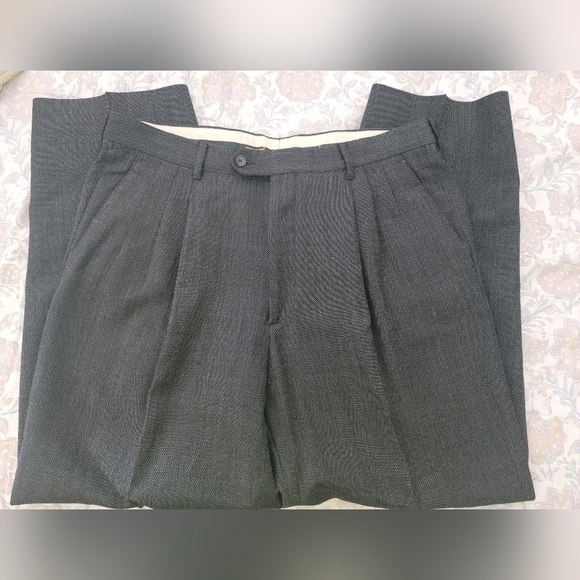 PRINCIPE men’s 100% wool pants made in Italy - Picture 4 of 11